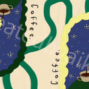 Coffee mocca print